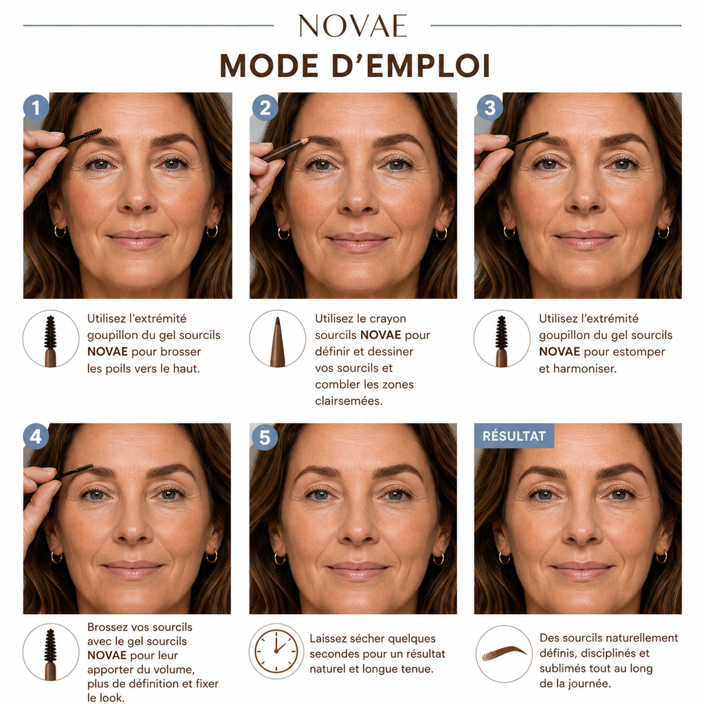 NOVAE – Gel Teinté Sourcils