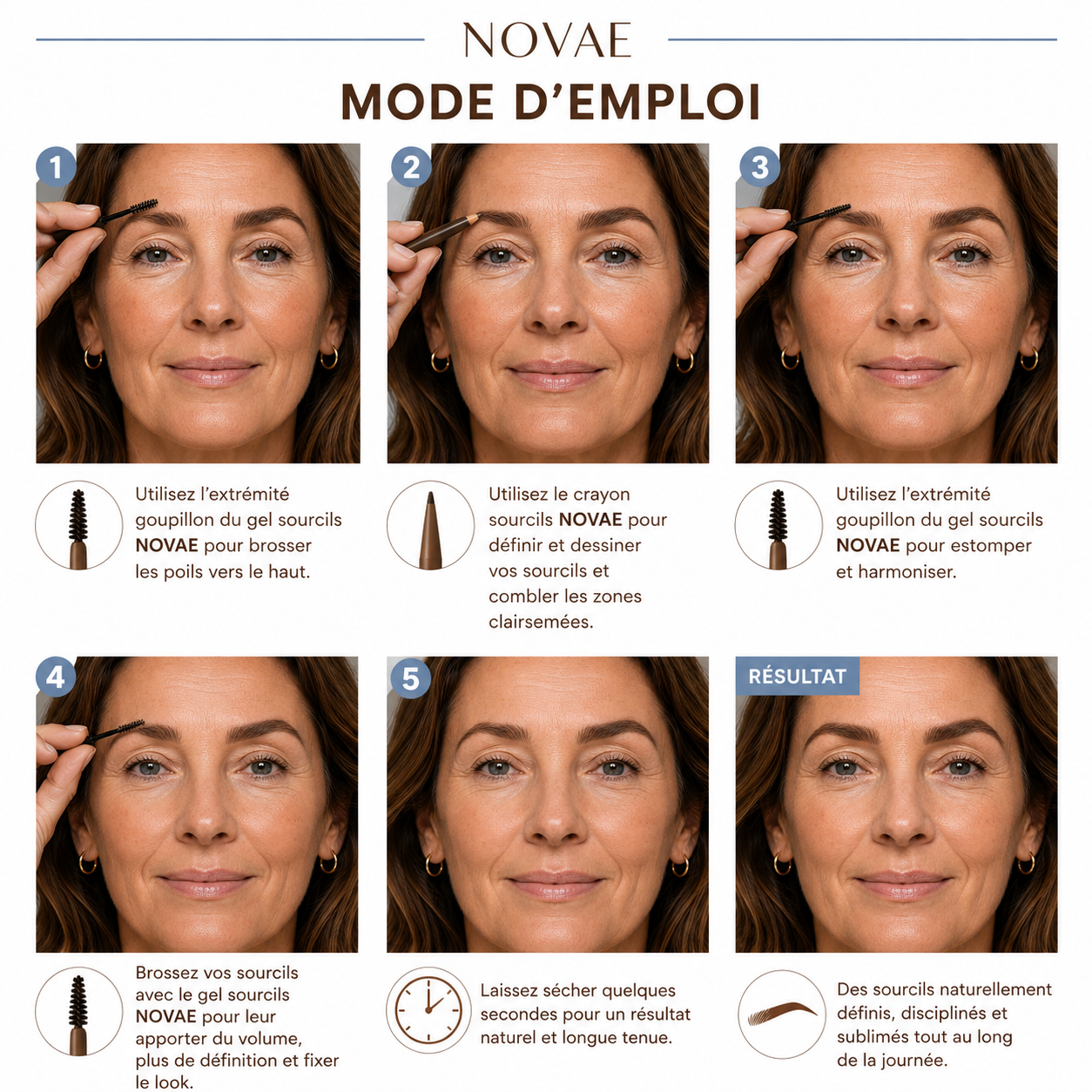 NOVAE – Gel Teinté Sourcils